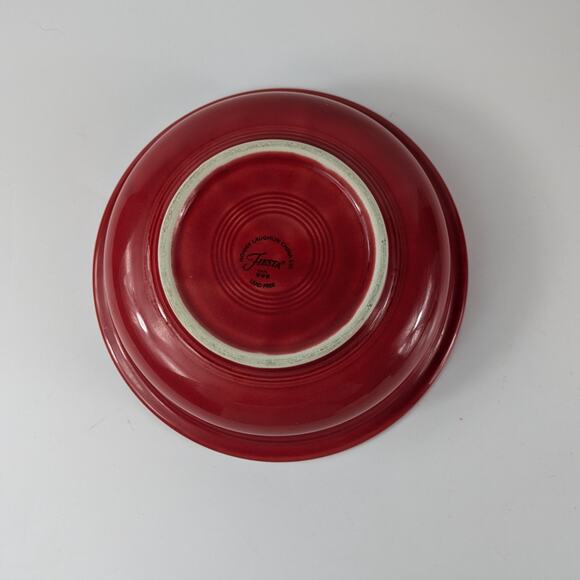 Fiestaware Cinnabar 2006 Vegetable Bowl Retired Replacement Modern Vintage 06-10 - Picture 4 of 10